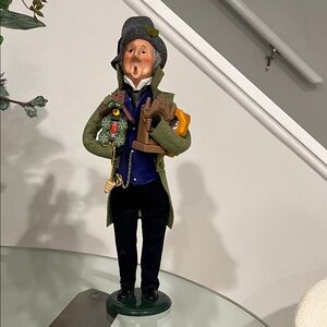 Byers Choice clockmaker